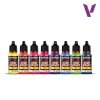 Vallejo 72214 Game Color - Fluorescent Color Set - Fantasy Color Series (8 x 18 ml)